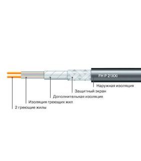 Конструкция нагревательного мата двухжильного FH P 21ххi
