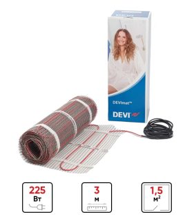 Нагревательный мат DEVIcomfort 150T 1,5 м² 225 Вт