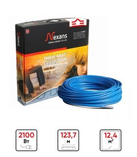 Нагревательный кабель двухжильный N-HEAT TXLP/2R 2100/17