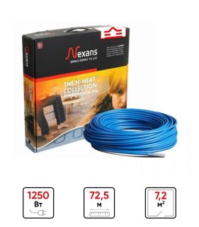 Нагревательный кабель двухжильный N-HEAT TXLP/2R 1250/17